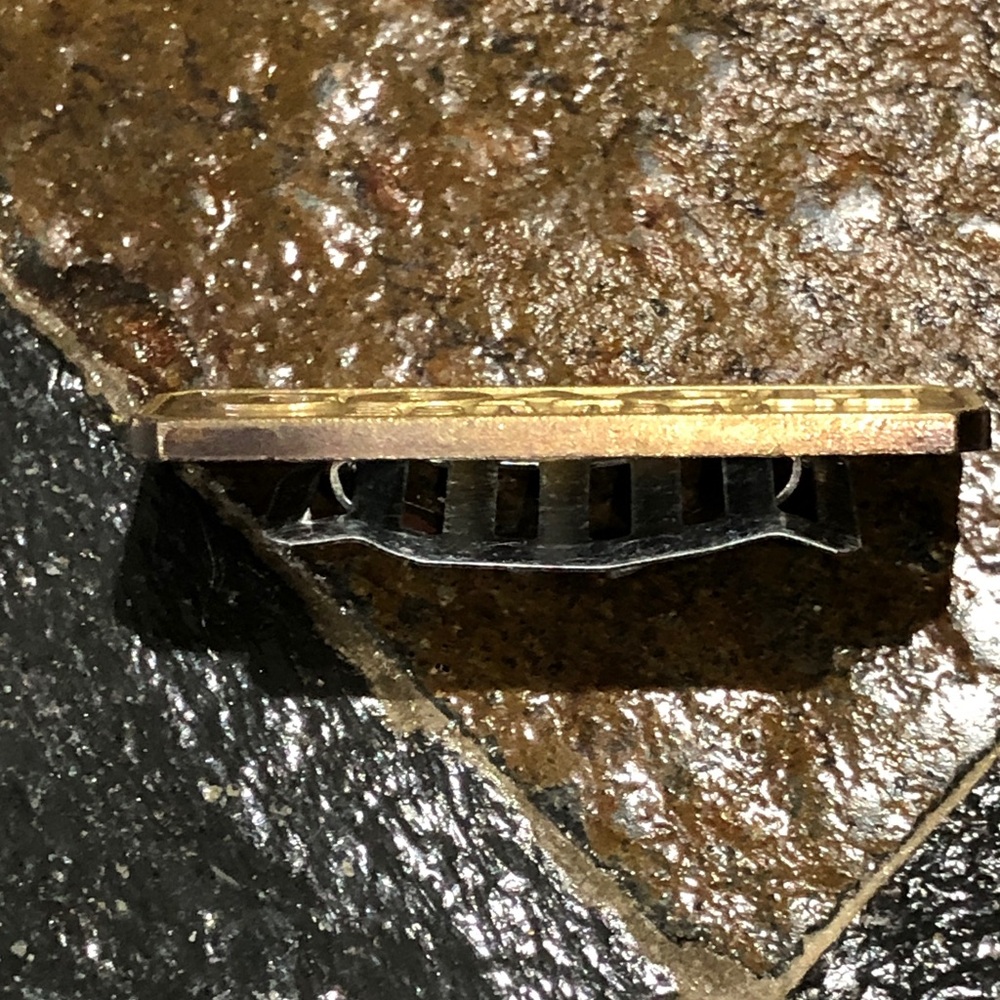 Coach Logo Purse Plaque antique Brass Bag repair replacement logo coach parts - Picture 4 of 7